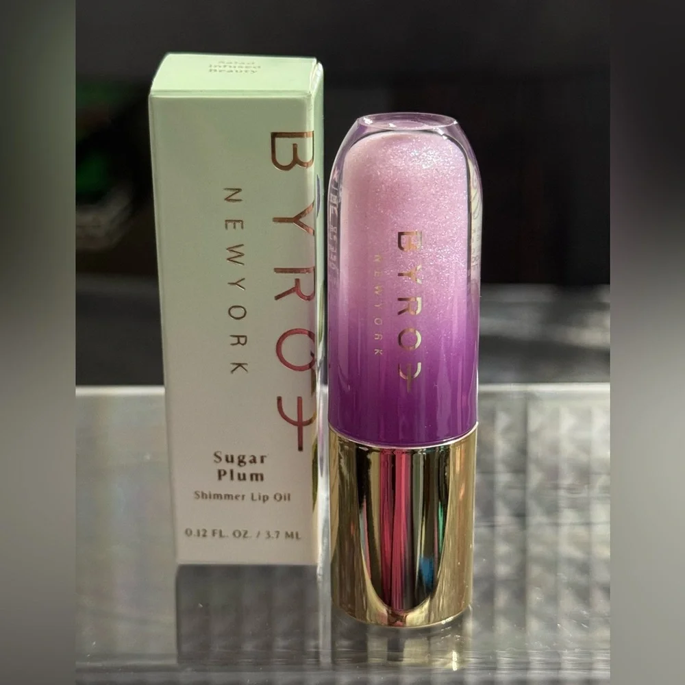 NIB Byroe Sugar Plum Shimmer Lip Oil